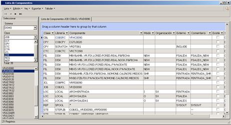 Lista de Componentes